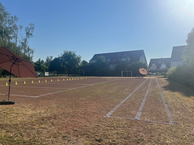 Bundesjugendspiele bei sommerlichen Temperaturen